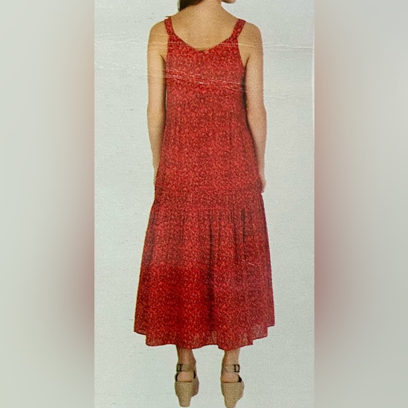Joie Red Sleeveless Boho Western Maxi Sundress XXL NWT - Picture 2 of 5